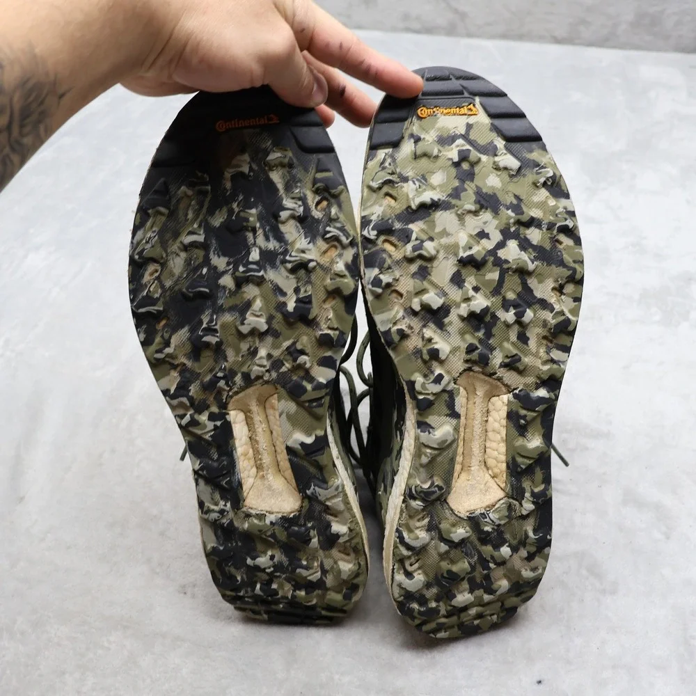 Adidas Mens 12 Athletic Shoes Green Camo Terrex Free Hiker Boost Trail Trekking